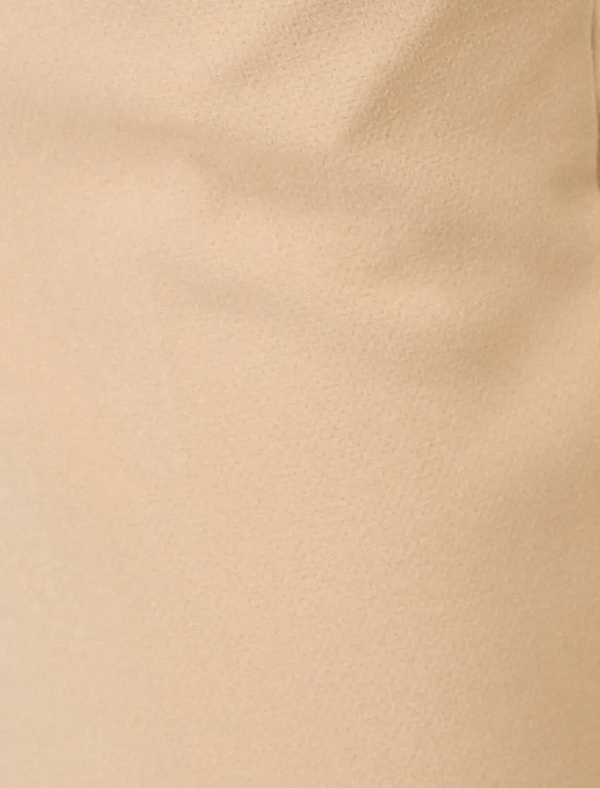16353 Beige Pocket Detail Trousers