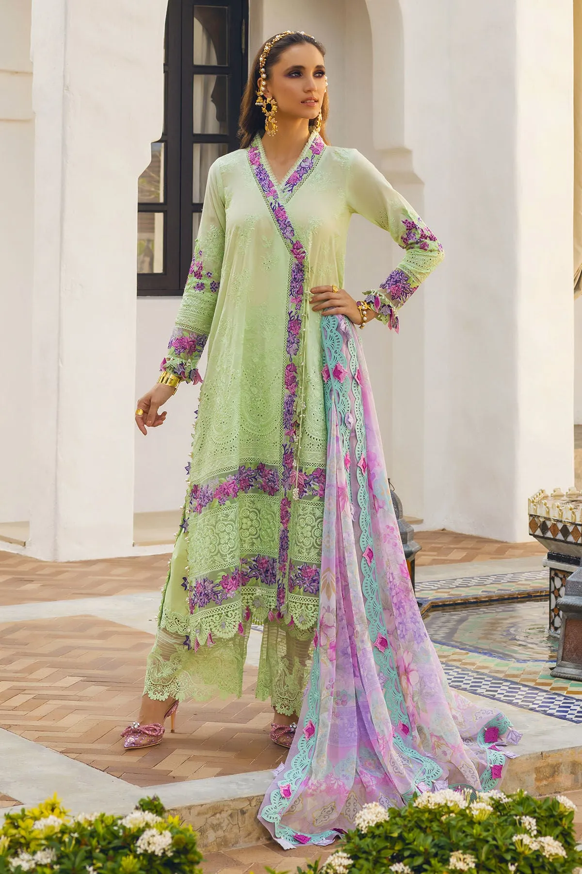 Annus Abrar Neroli Luxury Lawn Collection 2024 – Amani