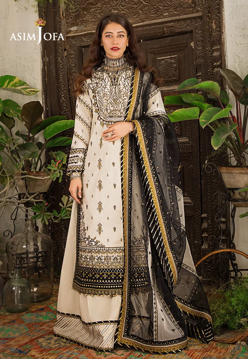 Asim Jofa Luxury Lawn Collection 2023 – AJLR-18