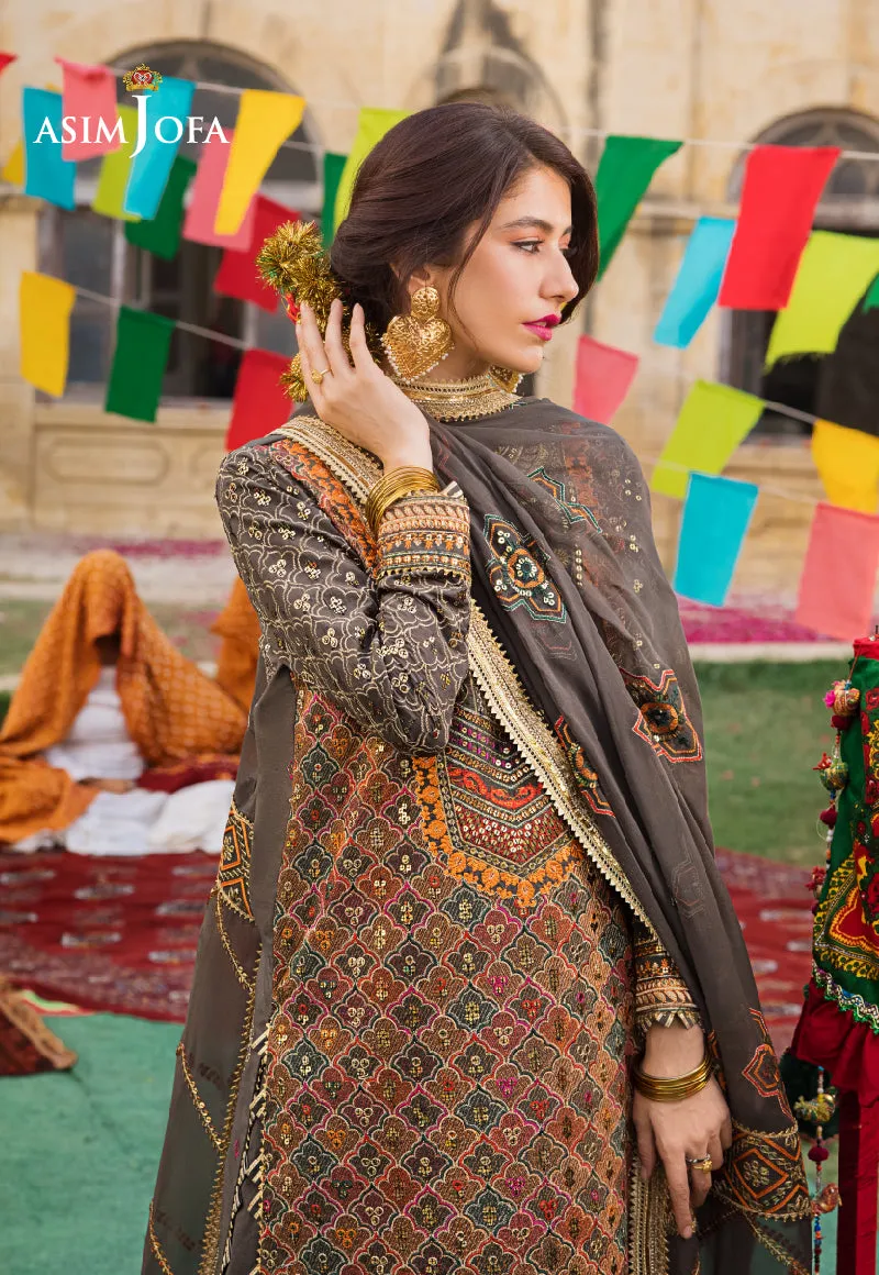 Asim Jofa Luxury Lawn Collection 2023 – AJLR-27