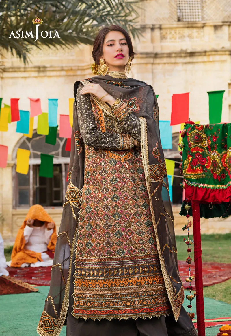 Asim Jofa Luxury Lawn Collection 2023 – AJLR-27