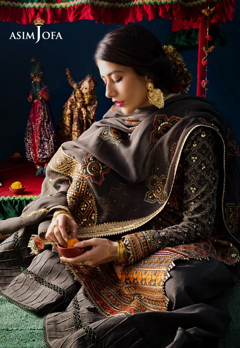 Asim Jofa Luxury Lawn Collection 2023 – AJLR-27