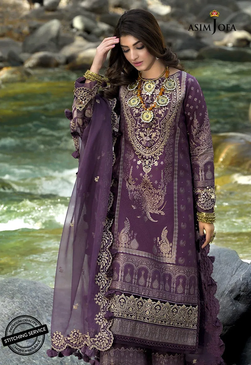 Asim Jofa Shehr-e-Yaar Luxury Lawn Collection – AJSL-12