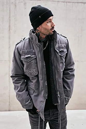 Brandit M65 Giant Parka pour homme Veste d’hiver -  Gris - Small