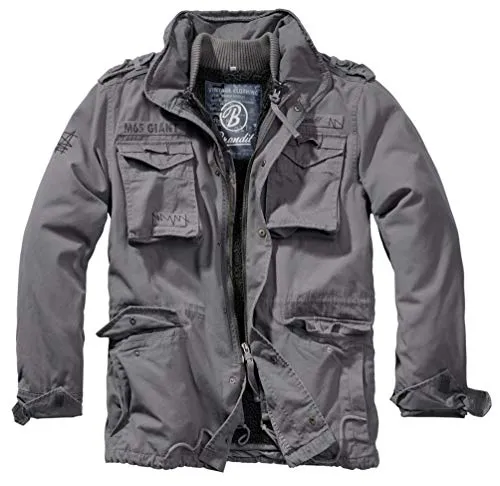 Brandit M65 Giant Parka pour homme Veste d’hiver -  Gris - Small