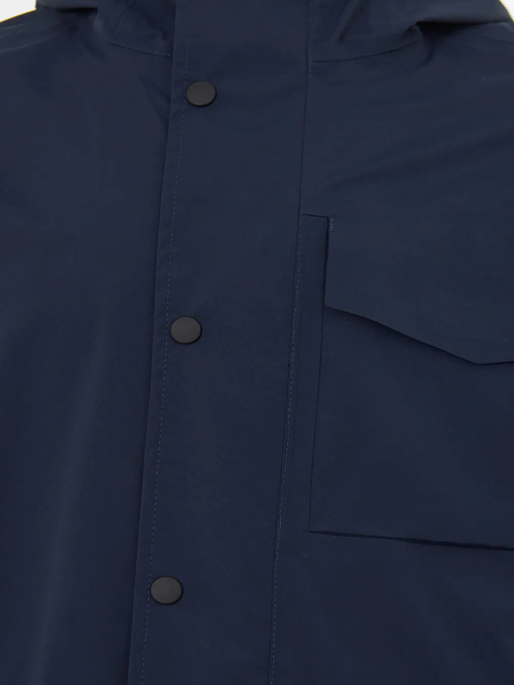 Canada Goose Elegant Waterproof Blue 'Nanaimo' Raincoat