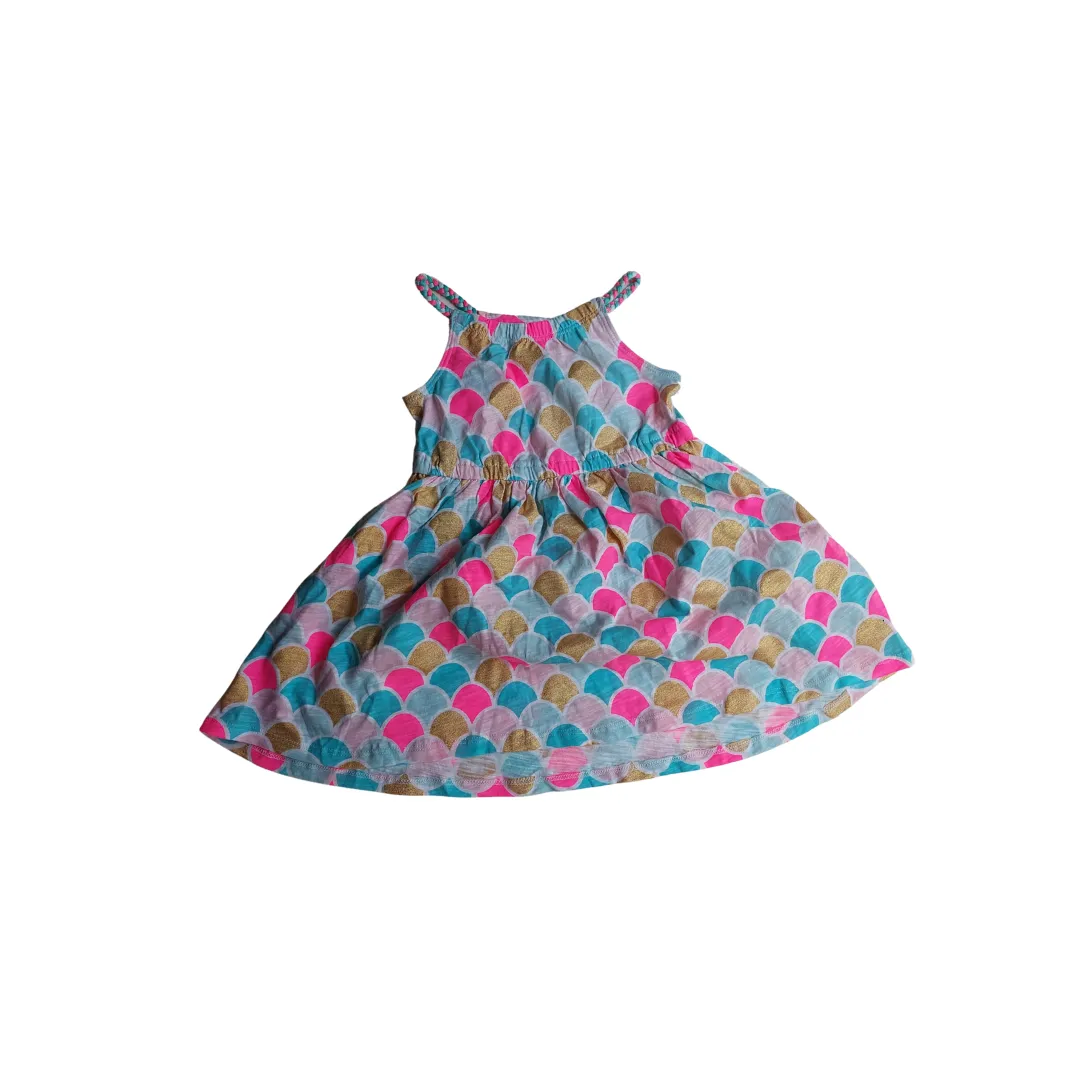 Carter's Multi Colour Printed Sleeveless Frock Set (24 Months) | Brand New |