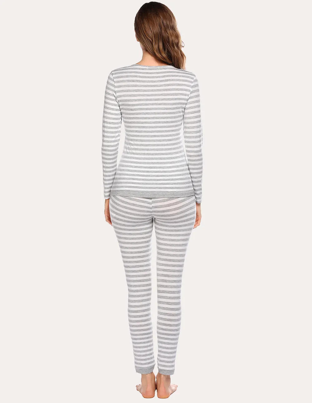 Ekouaer Fleece Lined Winter Thermal Underwear (US Only)