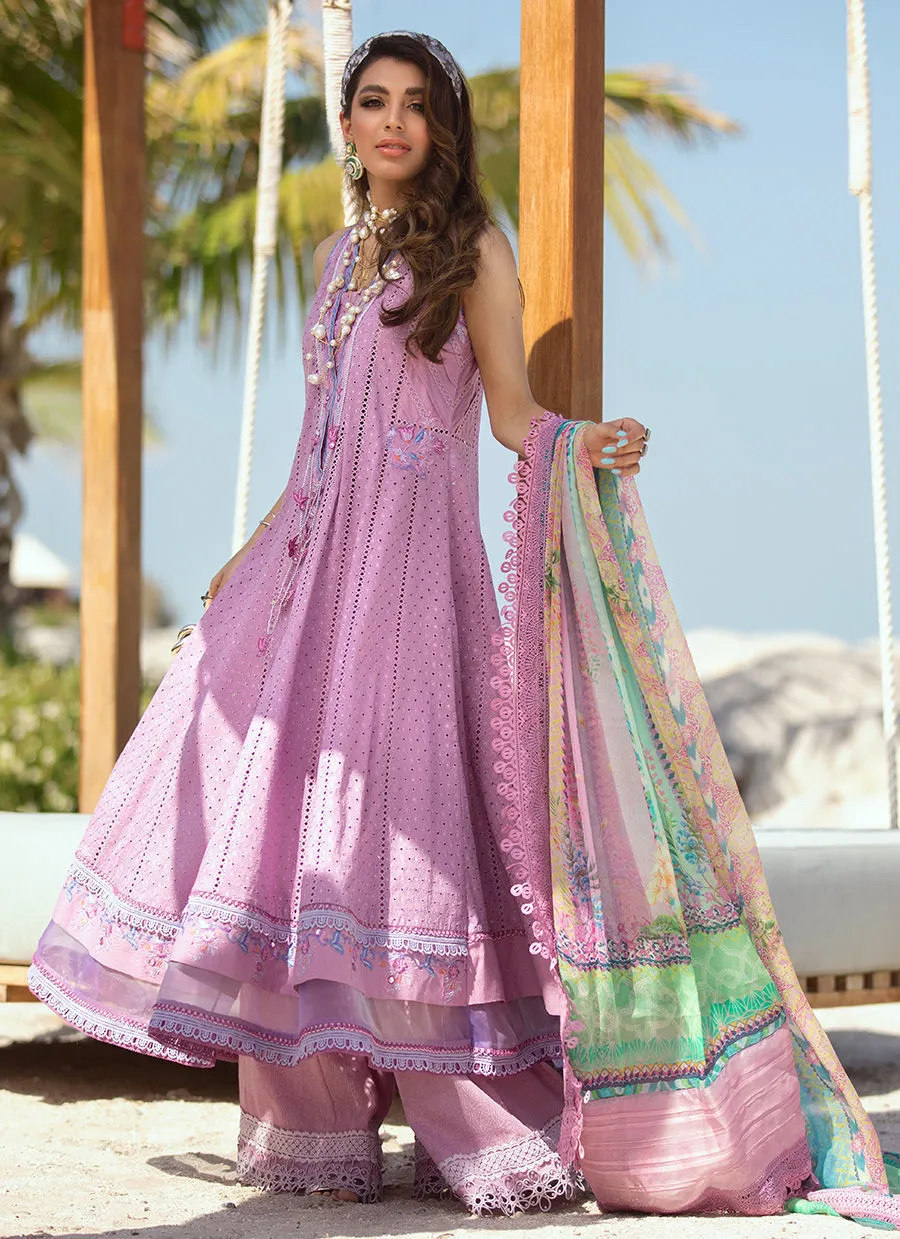 Farah Talib Aziz Luxury Lawn Collection  – Marbella Mauve