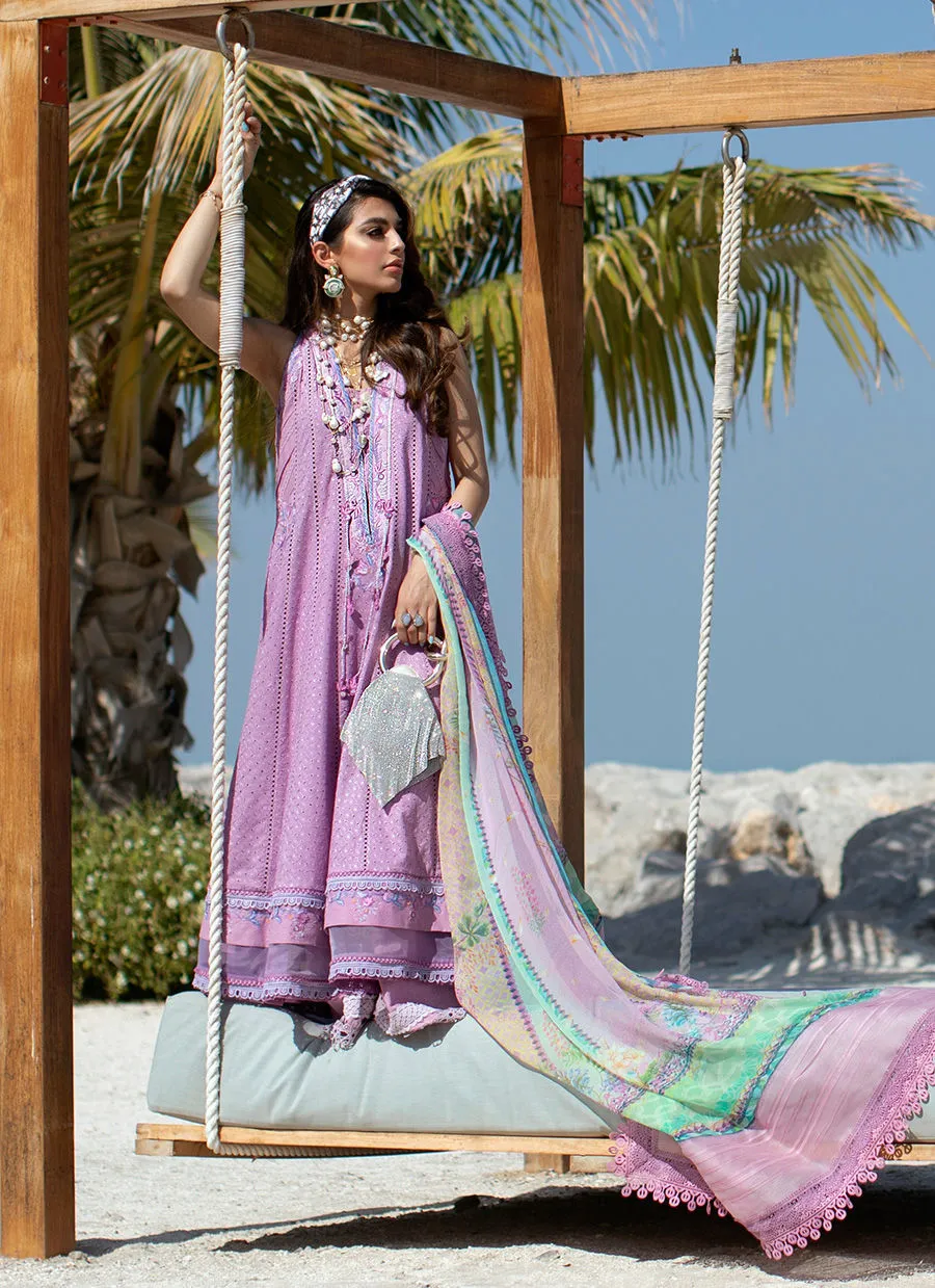 Farah Talib Aziz Luxury Lawn Collection  – Marbella Mauve