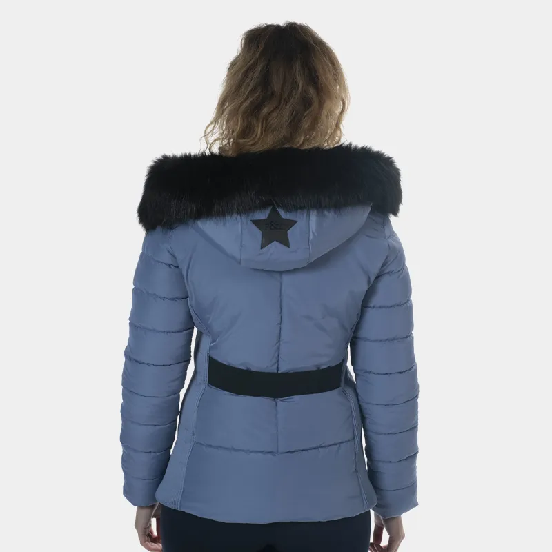 Flags & Cup - Parka femme Sarnia denim