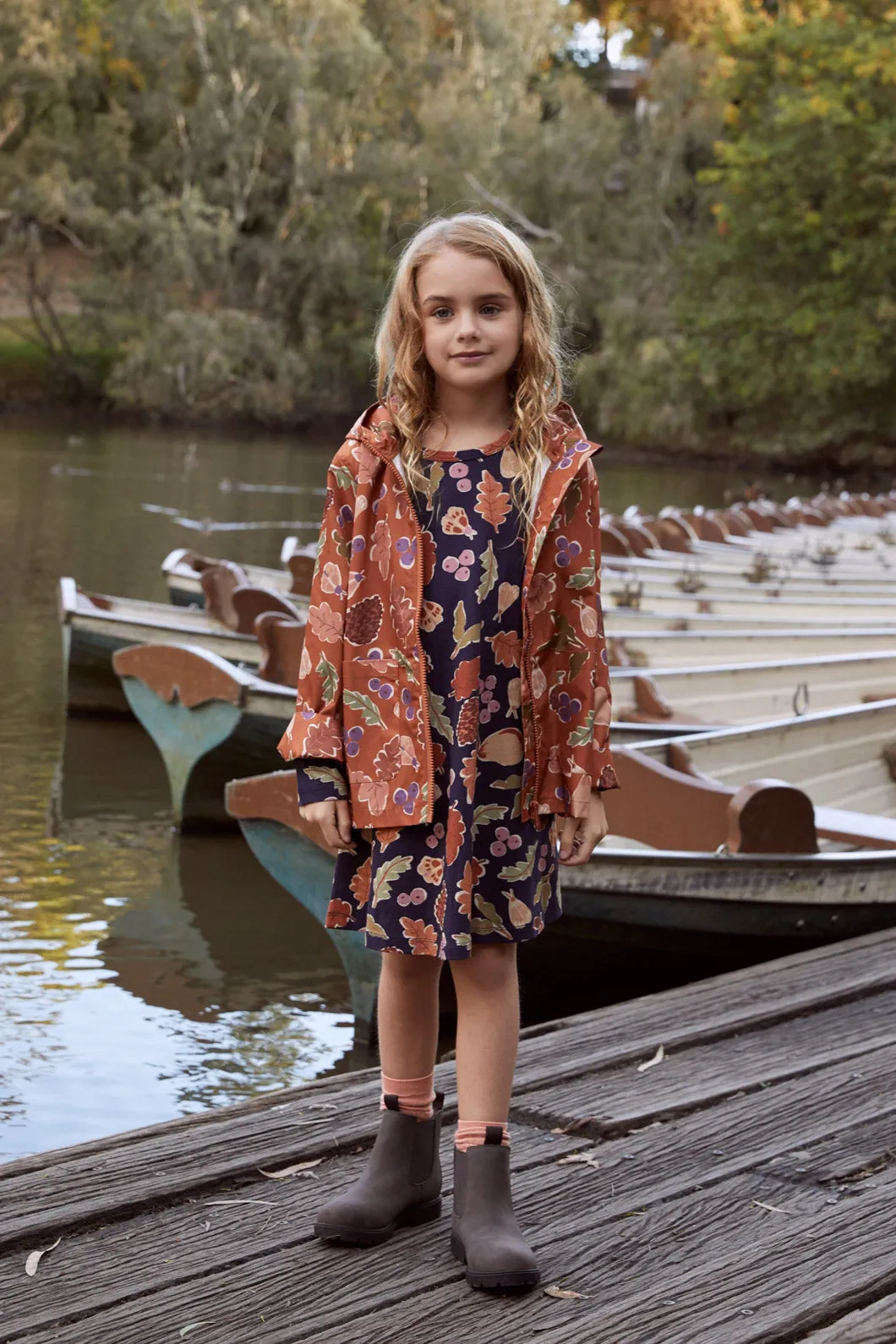 Forest PrintKidsRaincoat