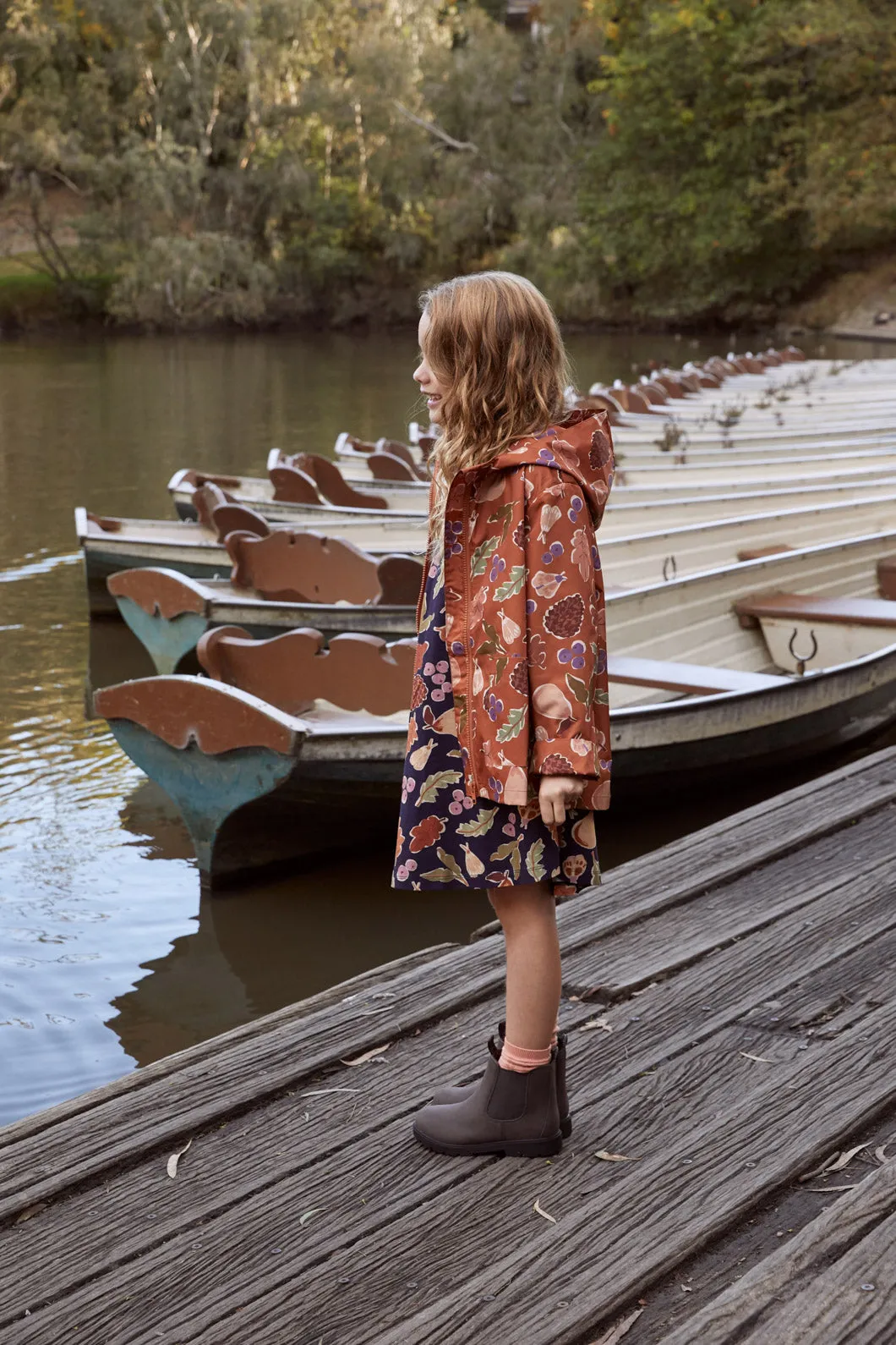 Forest PrintKidsRaincoat