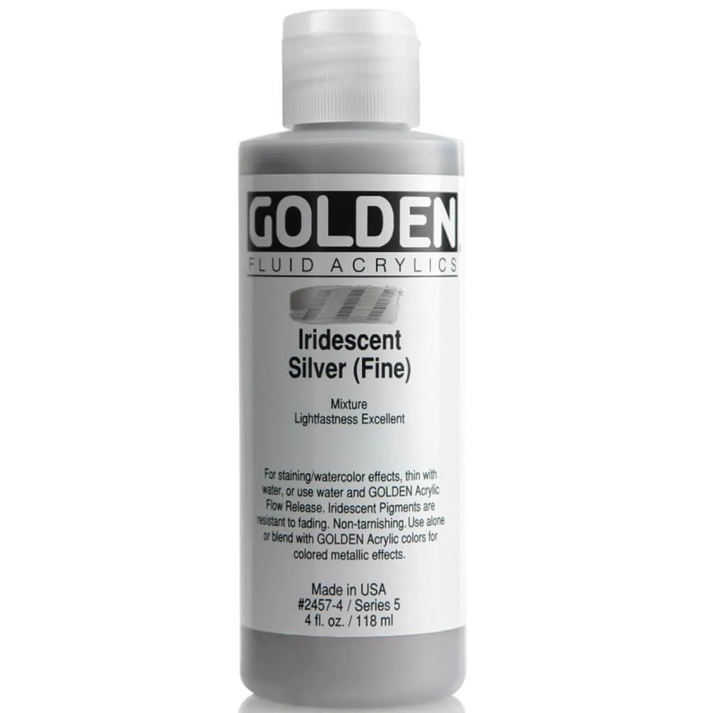 Golden Fluid Acrylic Iridescent Paint 4oz