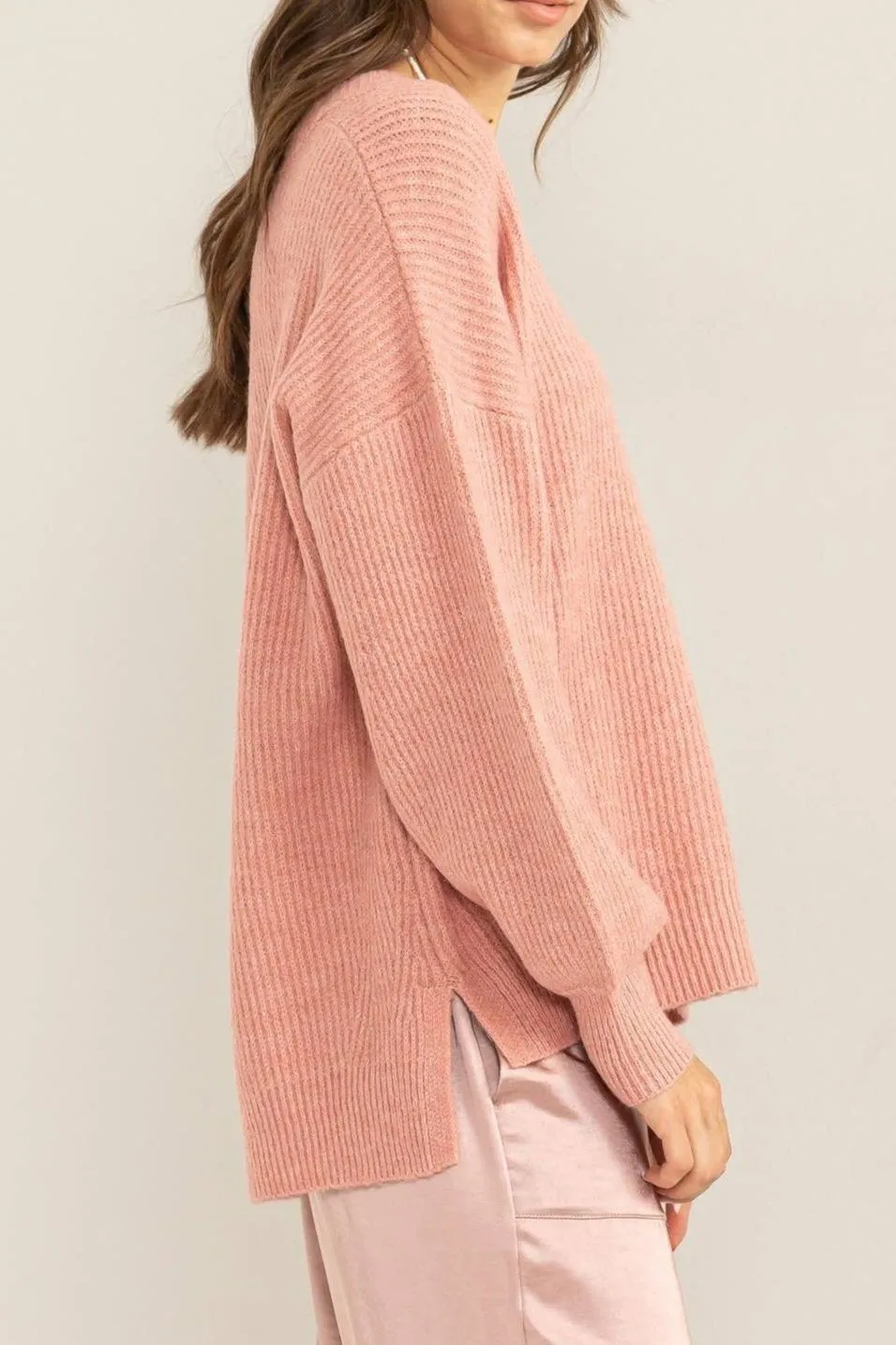 Leah V-neck Pullover Sweater