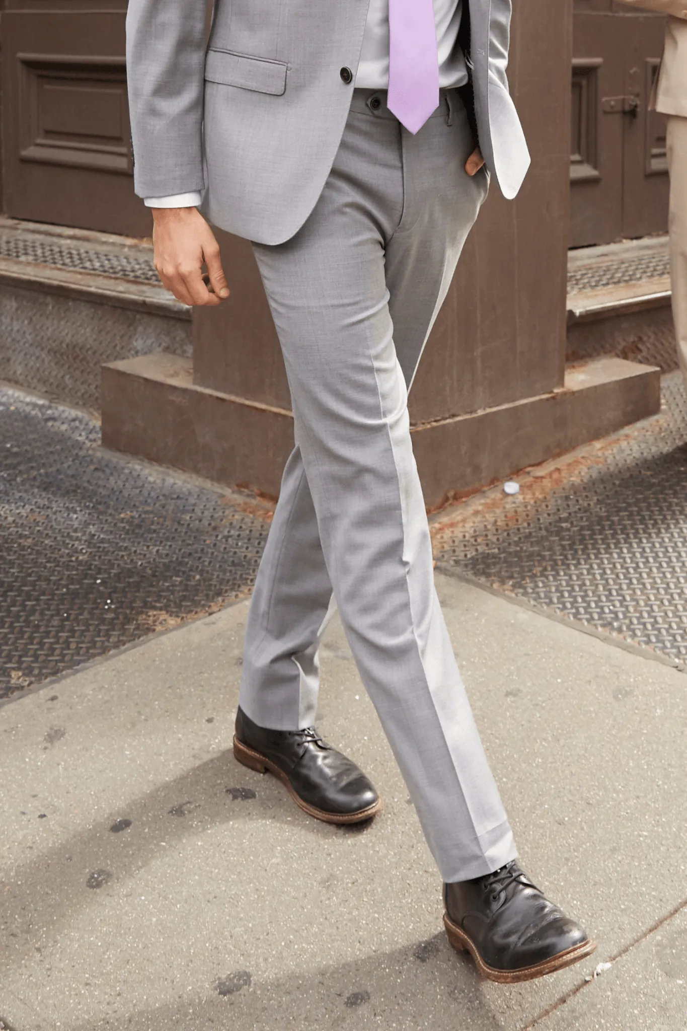 Lite Grey Dress Pant Made From 100% Merino Wool