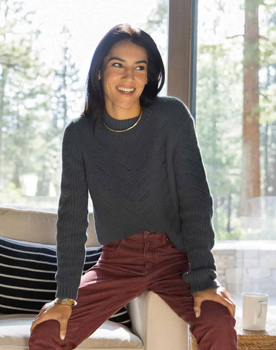 Monroe Sweater: Slate