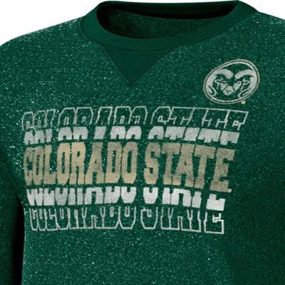 New - NCAA Colorado State Rams Women's Crew Neck Fleece Sweatshirt - L