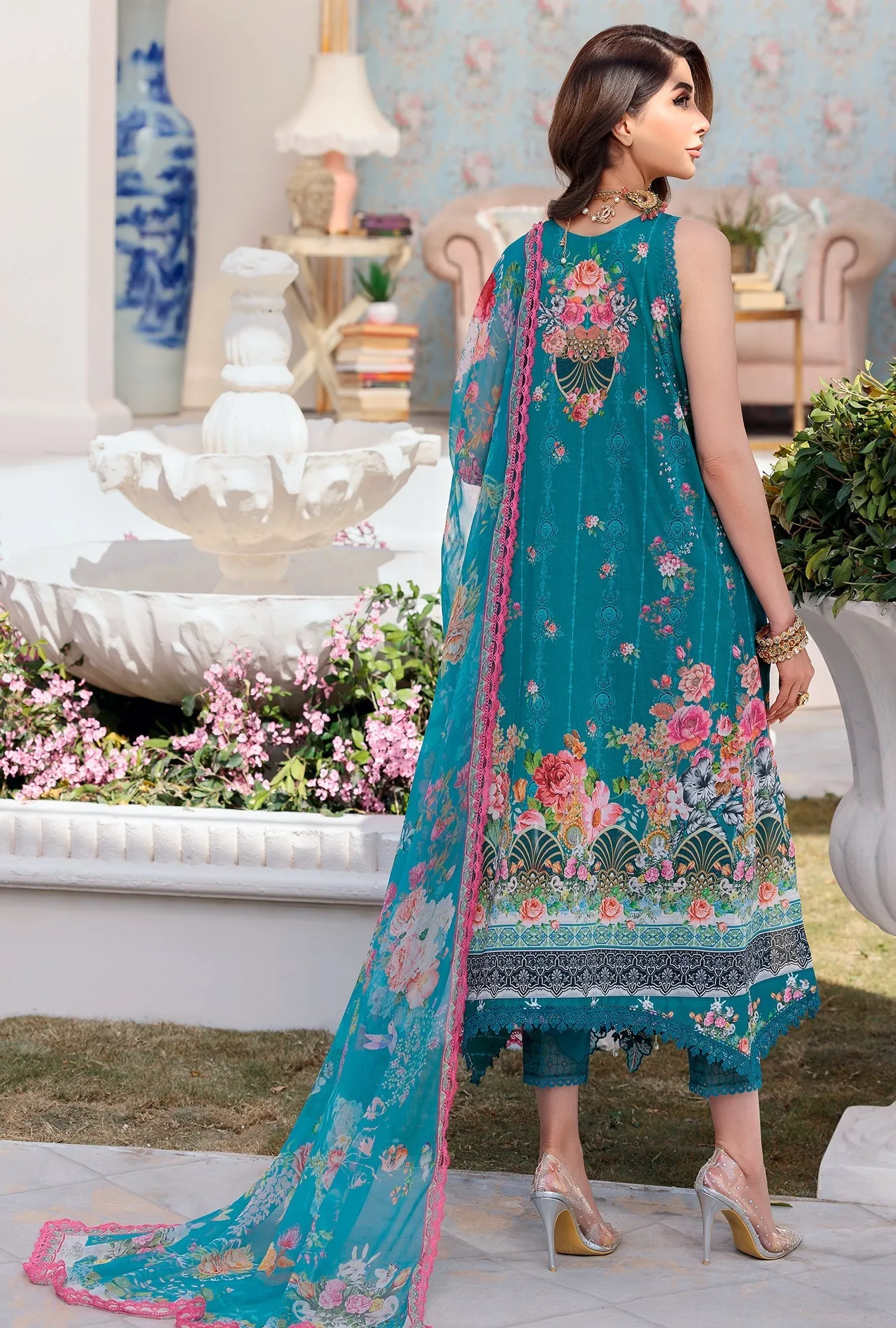 Noor by Saadia Asad Luxury Chikankari Lawn Collection – D10-A