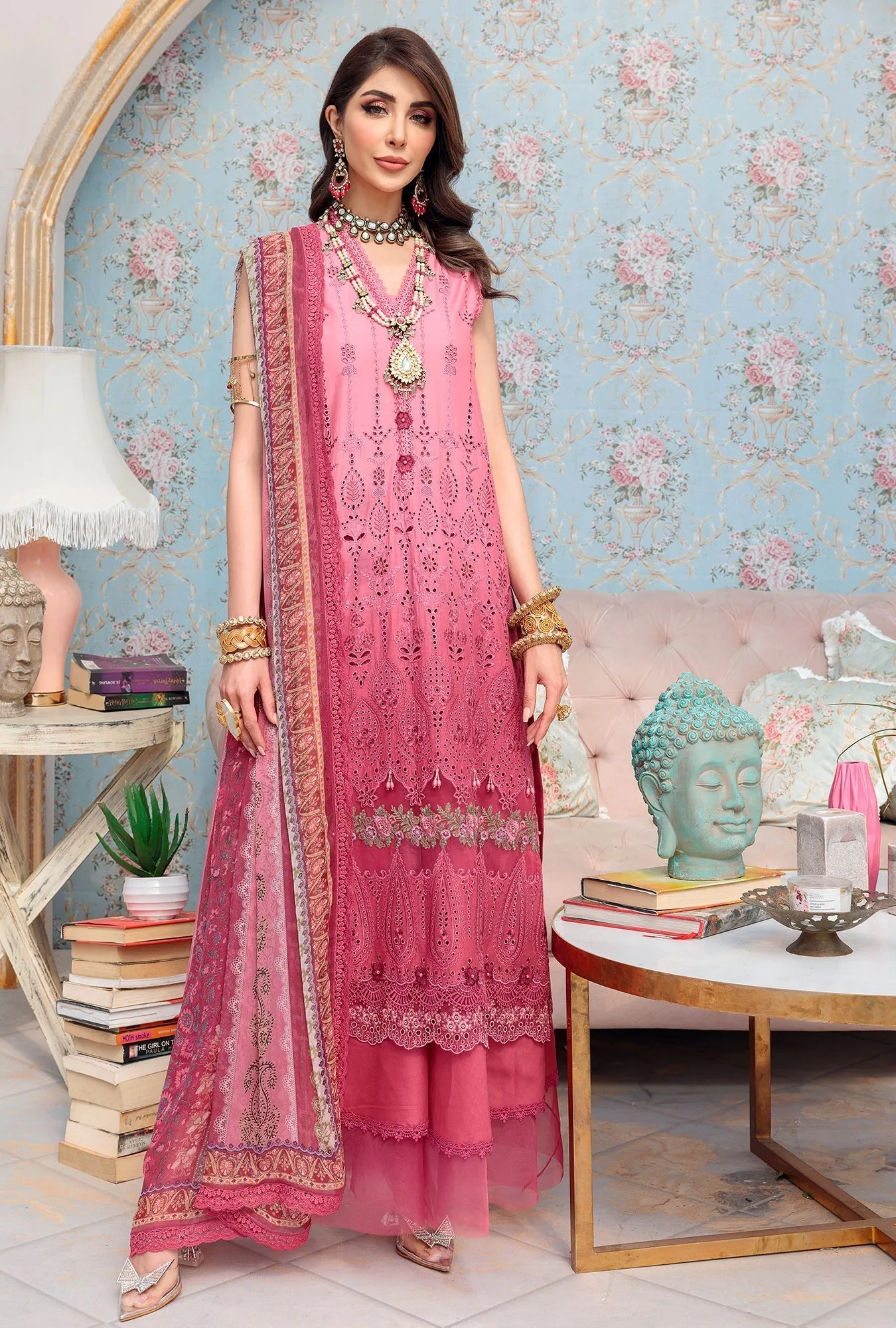 Noor by Saadia Asad Luxury Chikankari Lawn Collection – D11-B