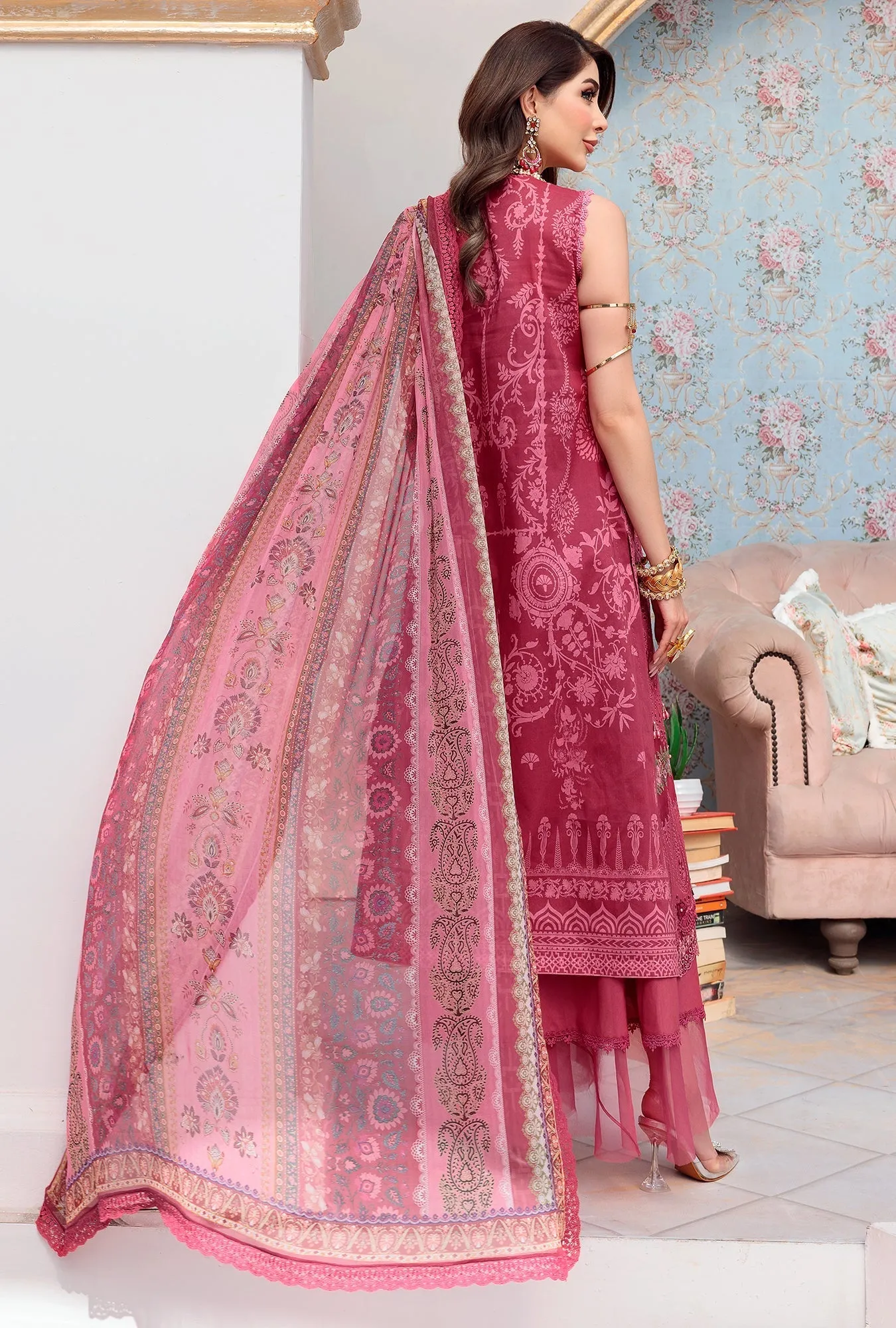 Noor by Saadia Asad Luxury Chikankari Lawn Collection – D11-B