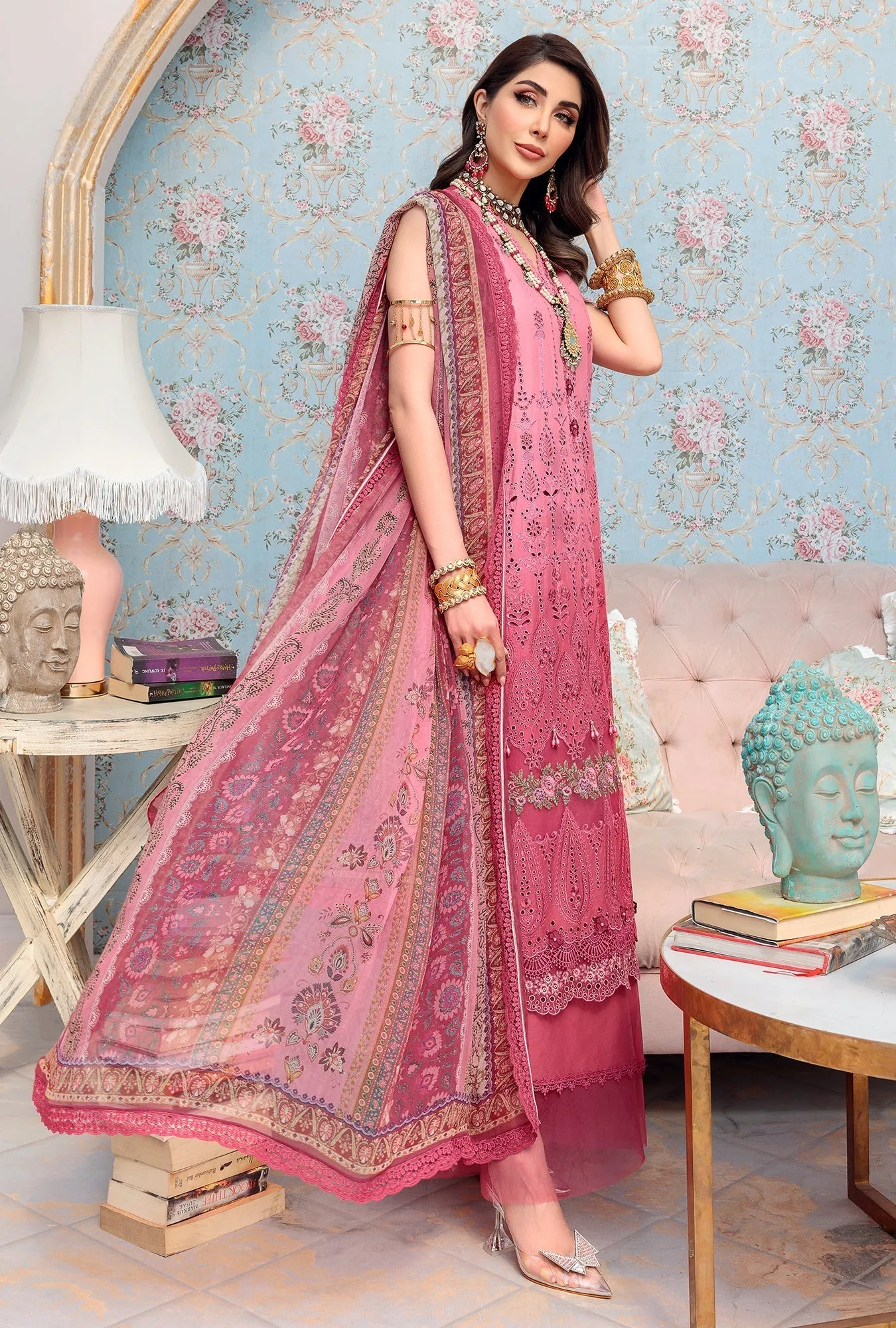 Noor by Saadia Asad Luxury Chikankari Lawn Collection – D11-B
