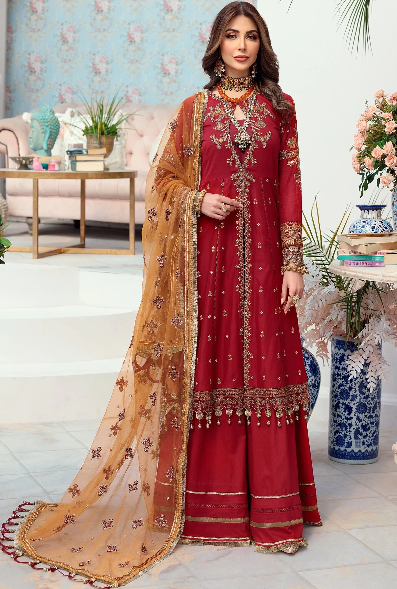 Noor by Saadia Asad Luxury Chikankari Lawn Collection – D3-B