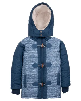 Parka Killian Niño Azul Black and Blue