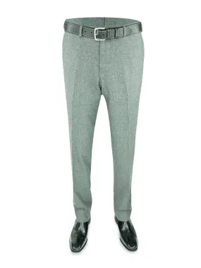 Plain Grey Woollen Trousers