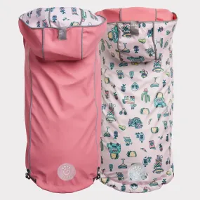 Reversible Dog Raincoat | Pink Fiesta