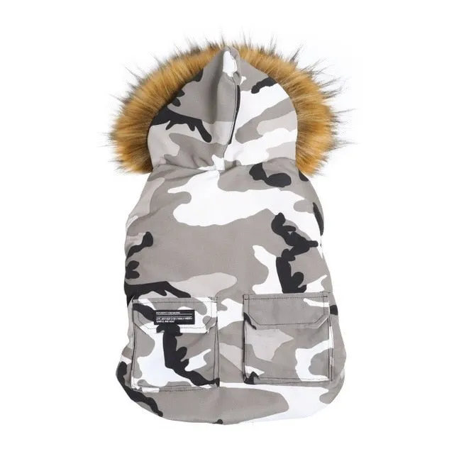 Snowsuit Winter Down Jacket for French Bulldog (WS300)