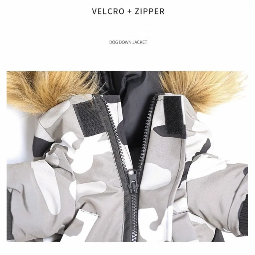 Snowsuit Winter Down Jacket for French Bulldog (WS300)