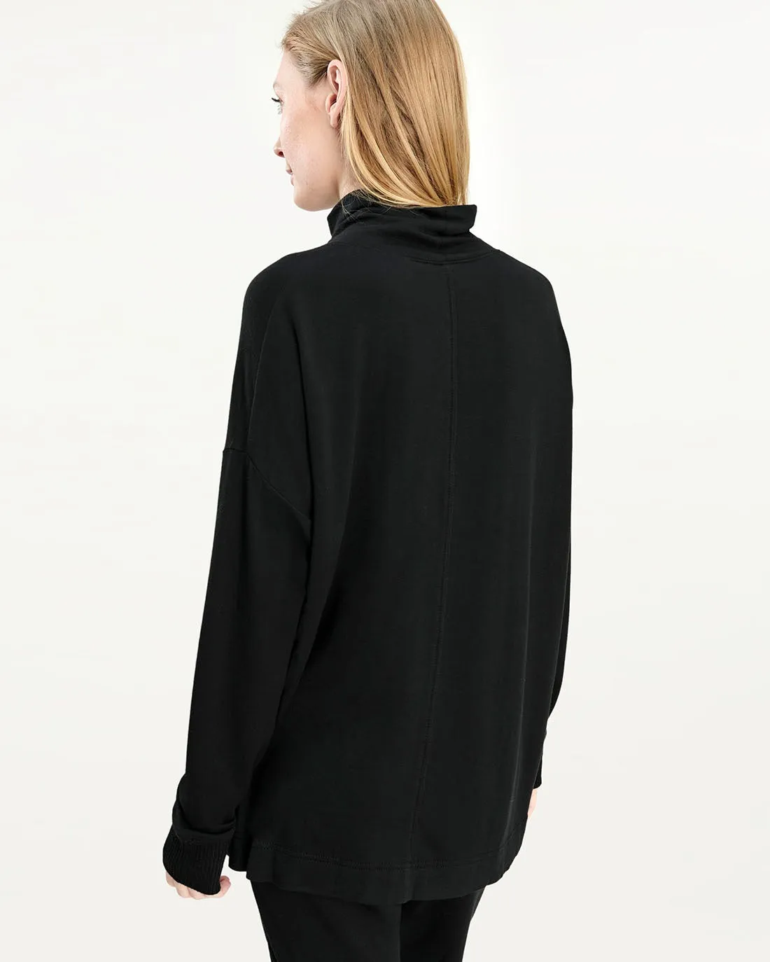 Supersoft Moonstone Mock Neck Pullover