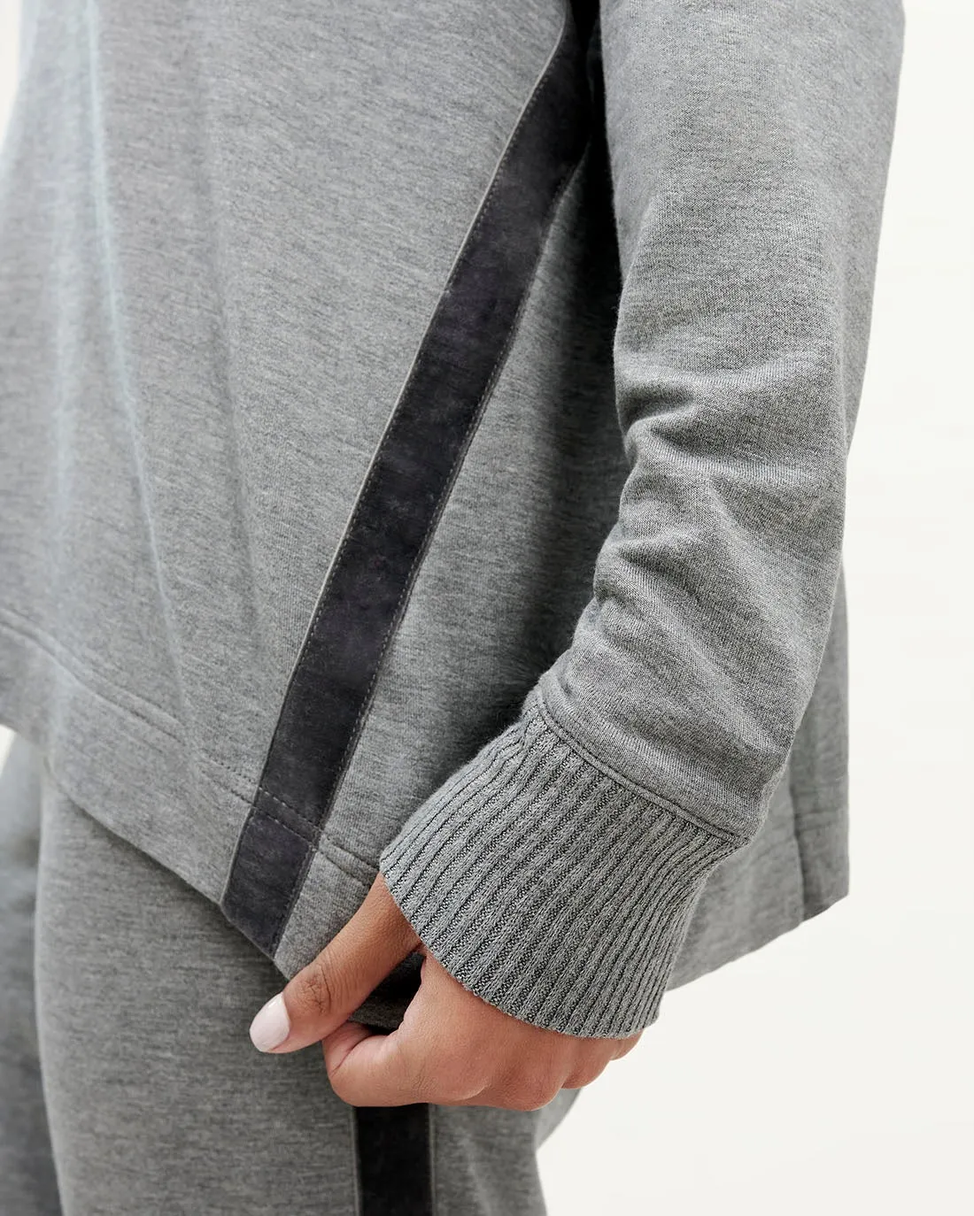 Supersoft Moonstone Mock Neck Pullover