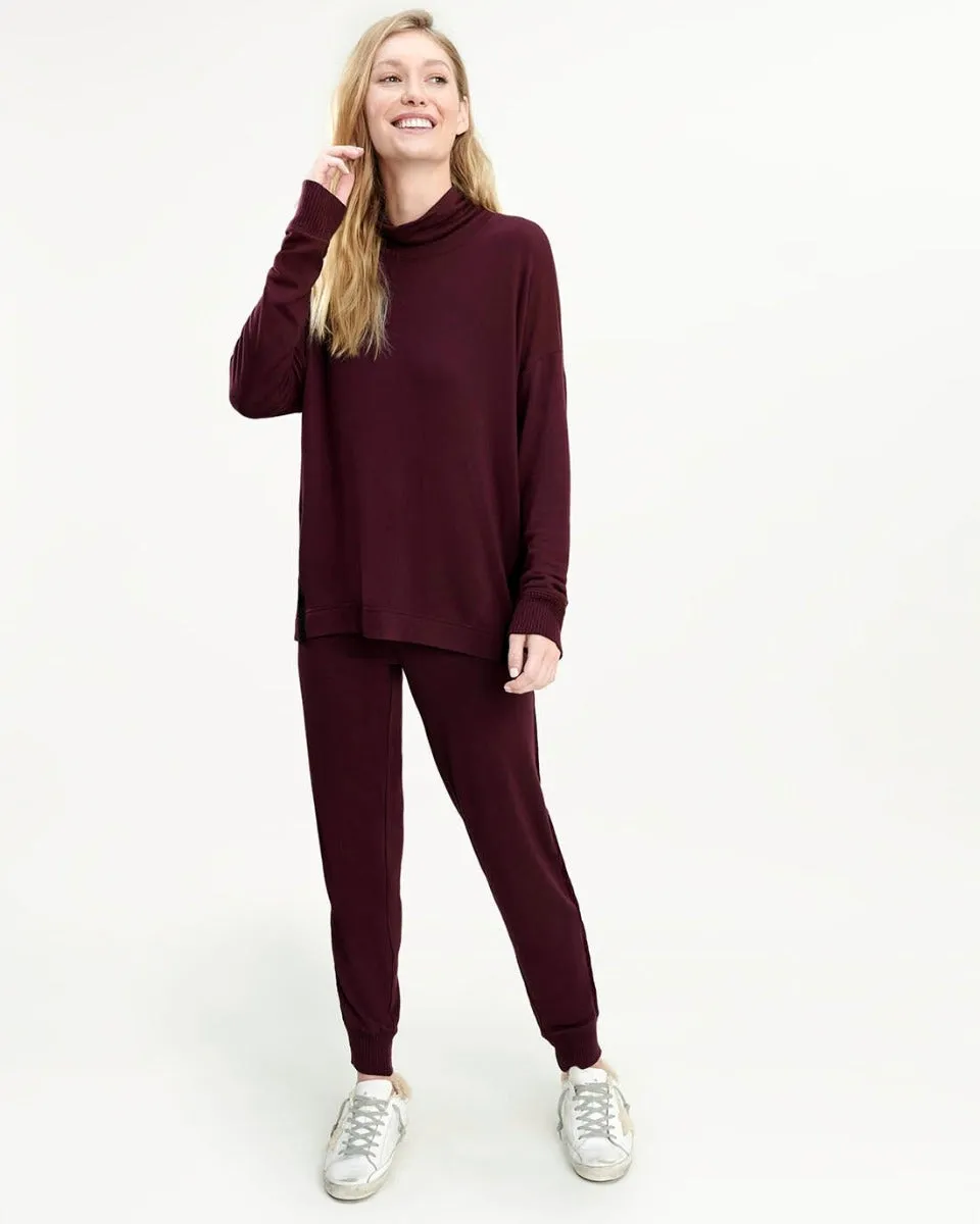 Supersoft Moonstone Mock Neck Pullover