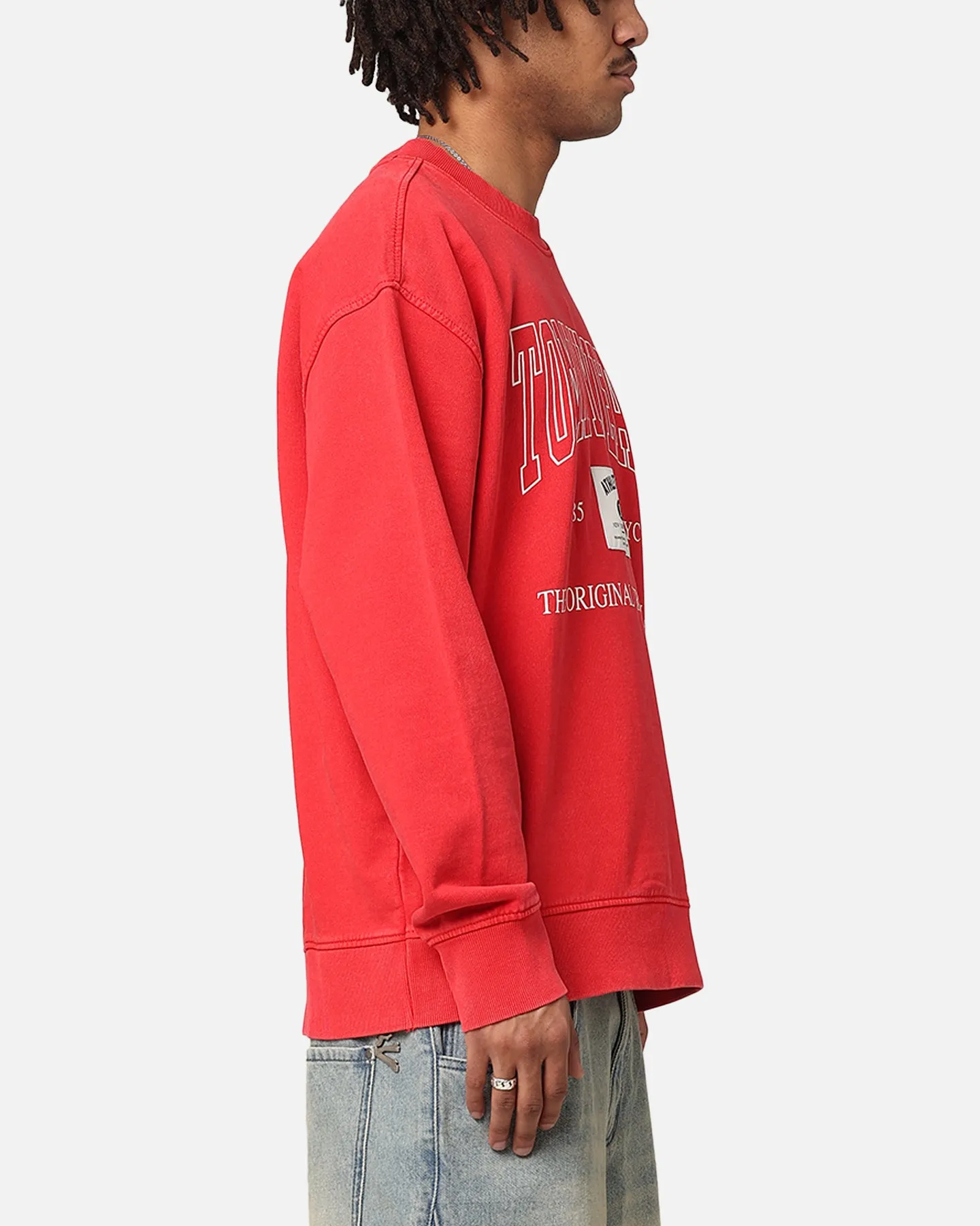 Tommy Jeans TJM Relax Archive Crewneck Deep Crimson