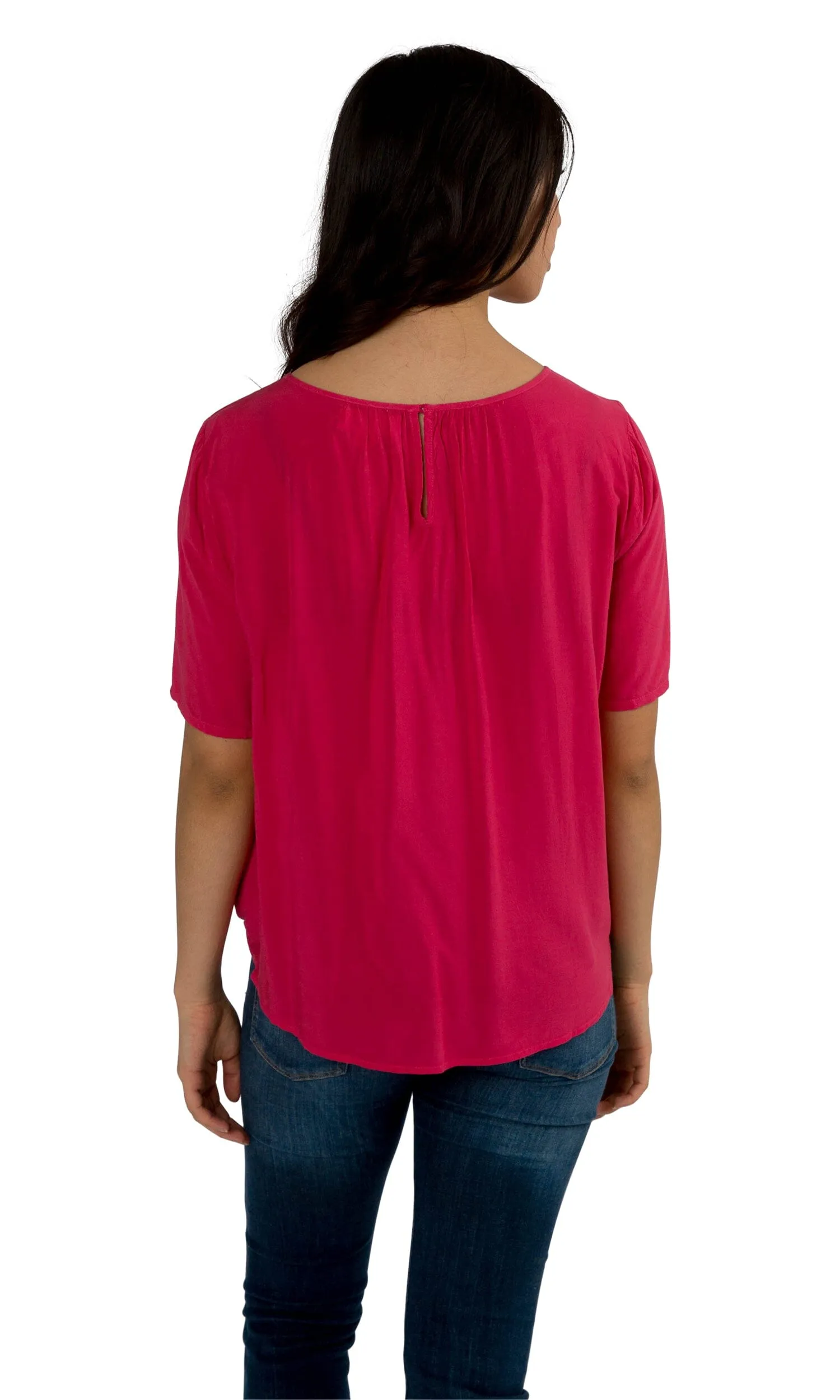 Velvet by Graham & Spencer Aliss Wrap Front Challis Top