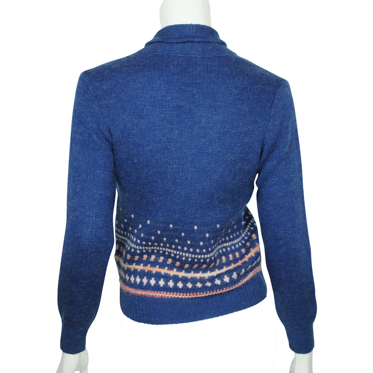 Vintage Courreges Paris Mohair &amp; Acrylic Knit Sweater 1970s Pullover Ladies Sz M