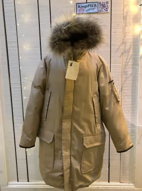 Vintage Snow Goose Down-Filled Northern Parka, Made in Canada, Size 42