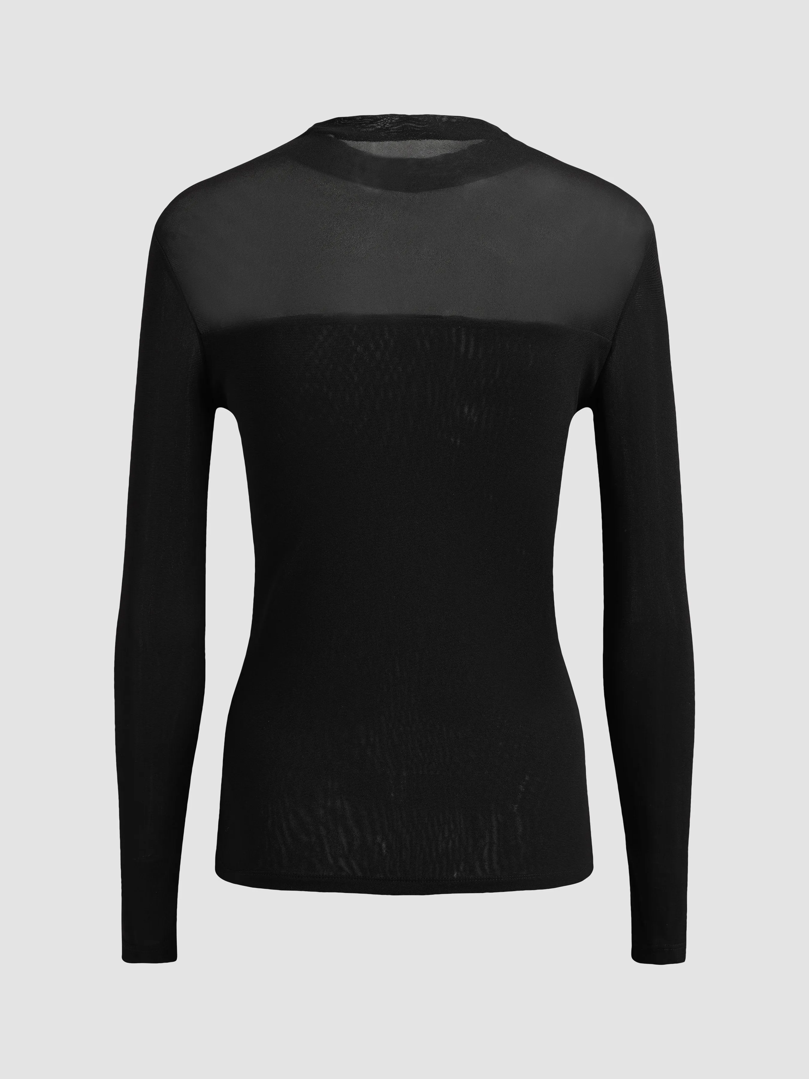 Women's Sheer Mesh Knit Pullover